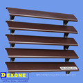 84R aluminum louver for exterior decorative of upgrade the building